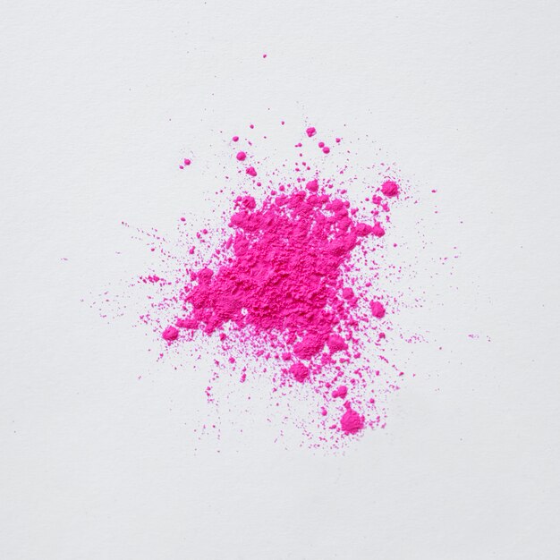 Abstract pink dust explosion