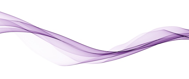 Abstract purple smooth wave lines