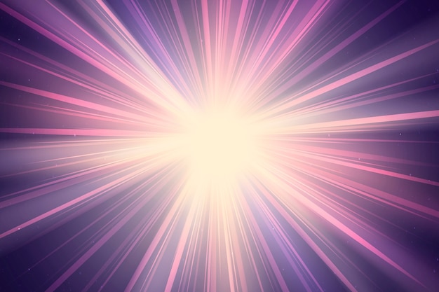 Free photo abstract purple sunburst lighting effect