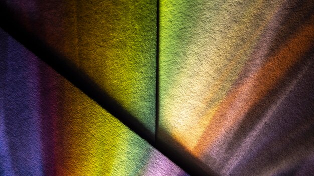 Abstract rainbow bright lights prism effect