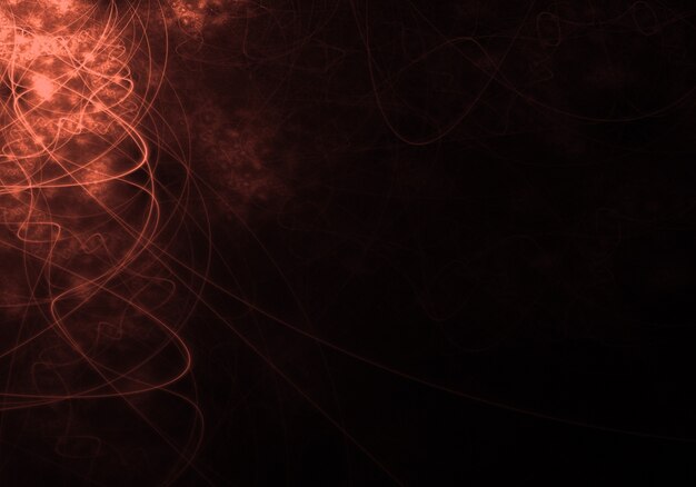 Abstract red fractal wallpaper