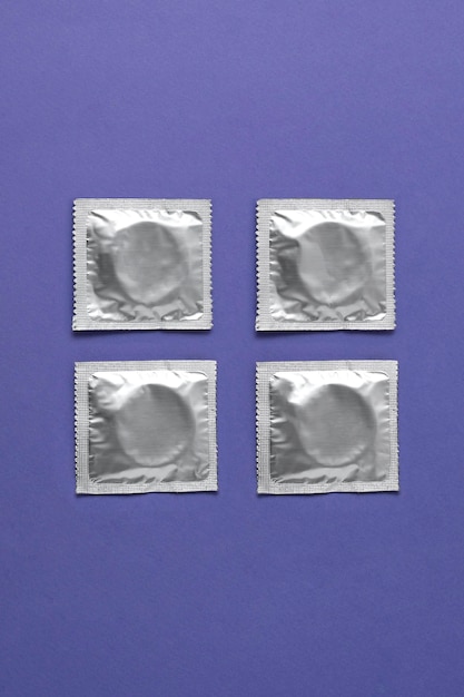 Free photo abstract sexual health assortment with condom