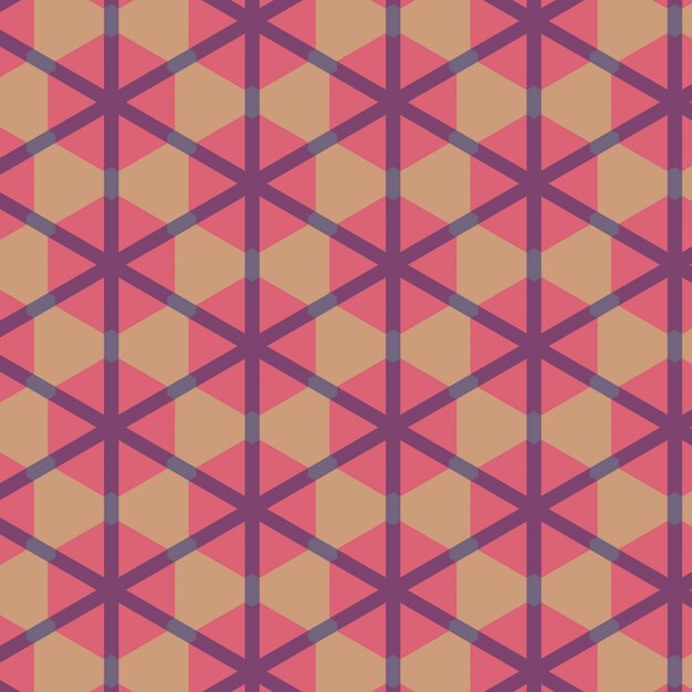 Abstract shapes pattern