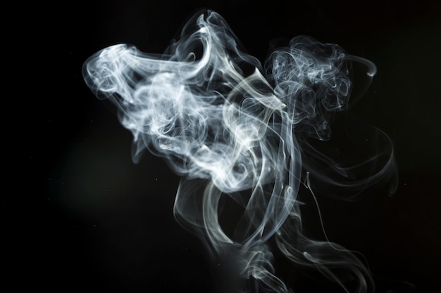 Free photo abstract smoke silhouette