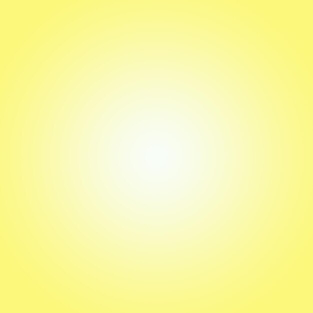 Abstract solid of shining yellow gradient studio wall room background