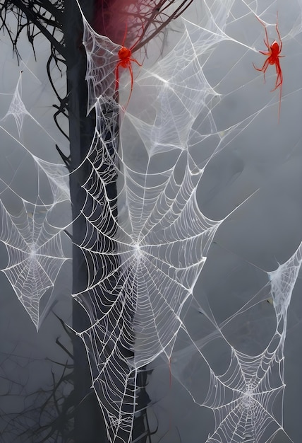 Free Photo abstract spider web halloween texture design