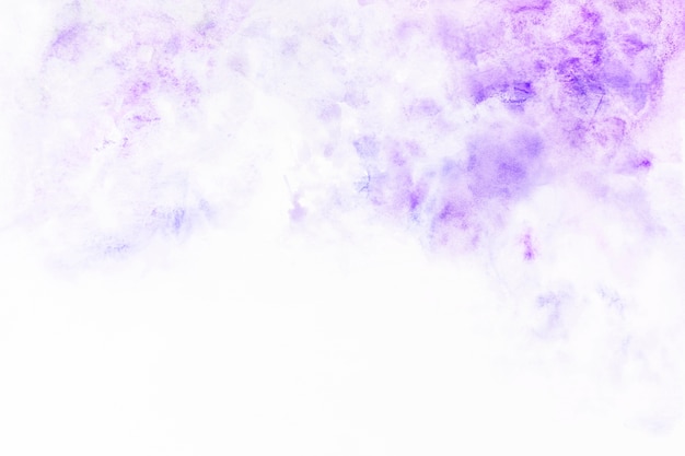 Abstract splash of violet paint