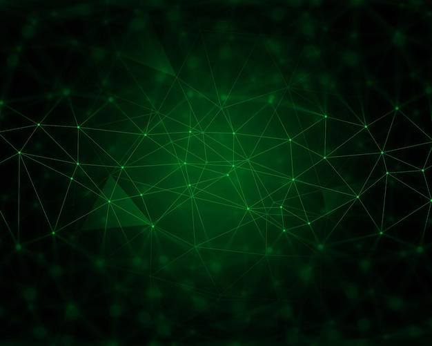 Free Photo abstract techno background with connecting lines