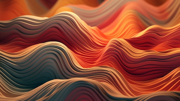 Free Photo abstract wavy background