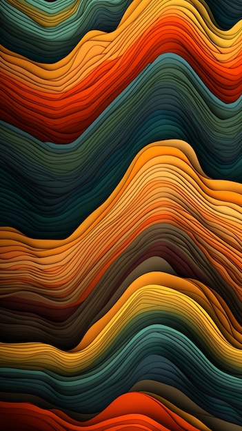 Abstract wavy background