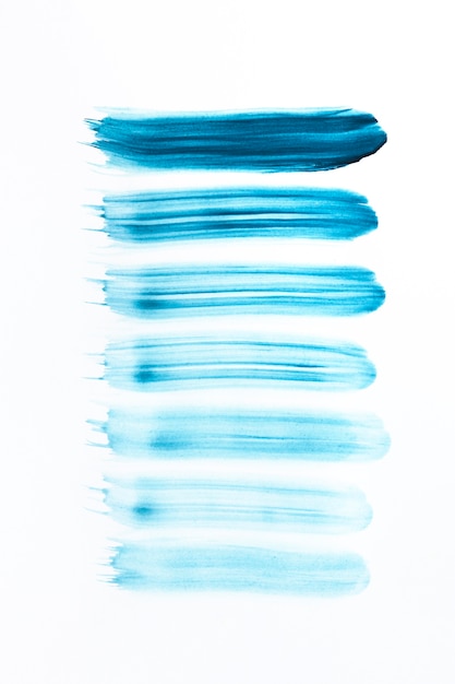 Free Photo acrylic painting beautiful blue lines