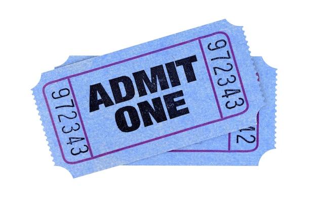 Admission tickets picture