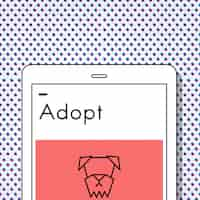 Free photo adopt animals best friends dog icon