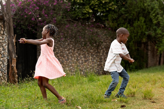 Free Photo adorable african black kids