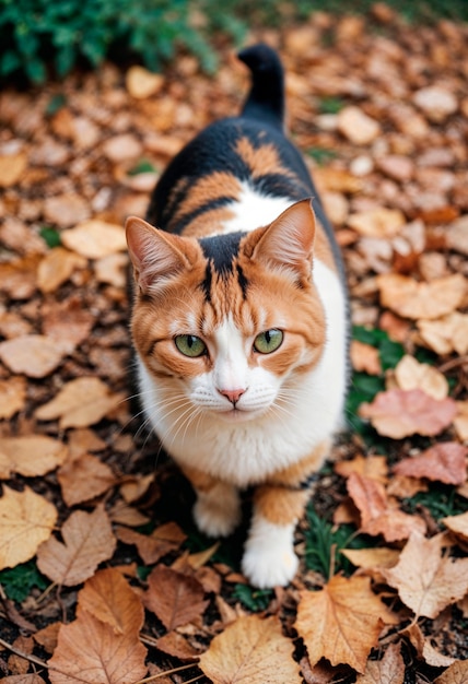 Free photo adorable cat lifestyle