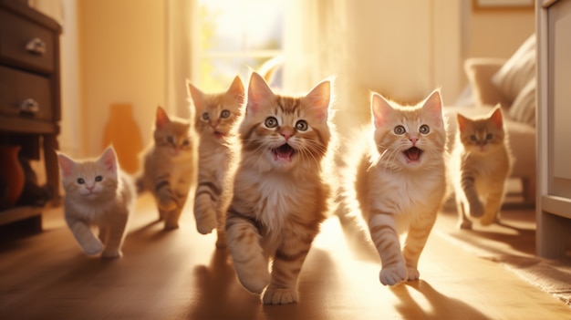 Adorable looking kittens