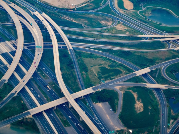 Free Photo aerial view where i-295 meets i-495 - the washington beltway