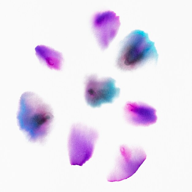 Aesthetic abstract chromatography art element