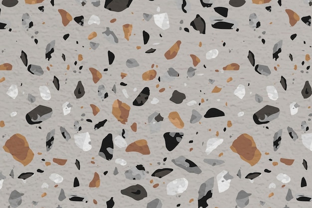 Free photo aesthetic background, terrazzo pattern, abstract design