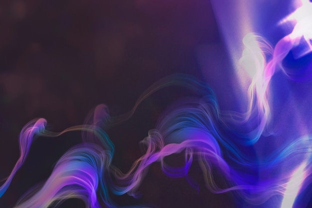 Free Photo aesthetic purple smoke banner background