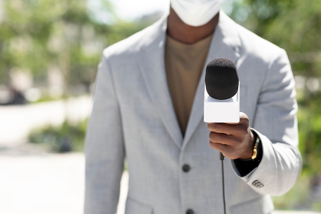 African american male journalist