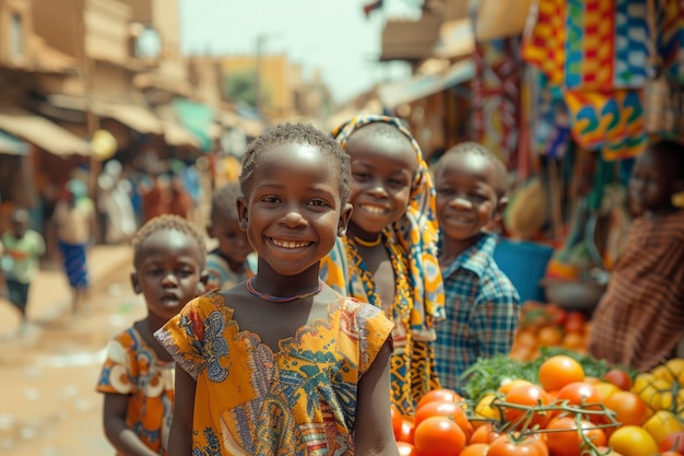 Free Photo african children enjoying life