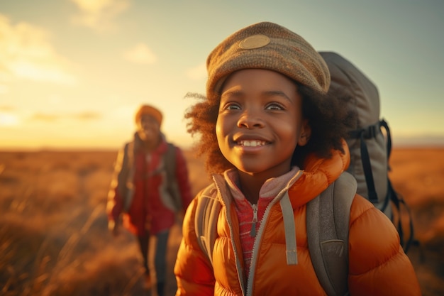 African kid enjoying life