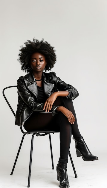 Free Photo african woman posing in studio