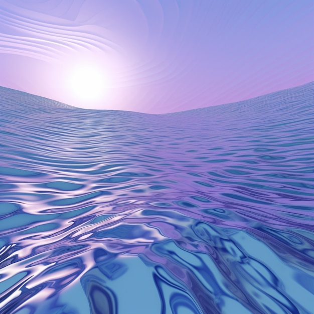 Ai generated 3d water