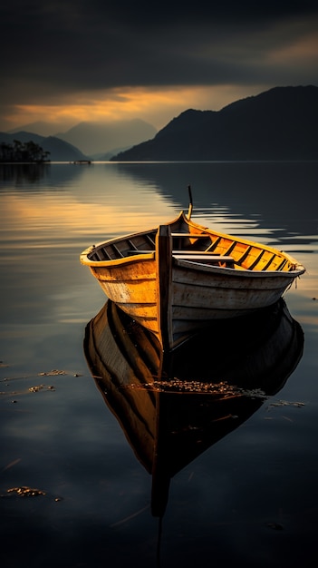 Ai generated boat picture