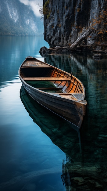 Free photo ai generated boat picture