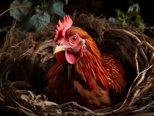 Ai generated chicken picture