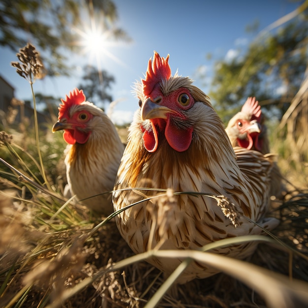 Ai generated chicken picture