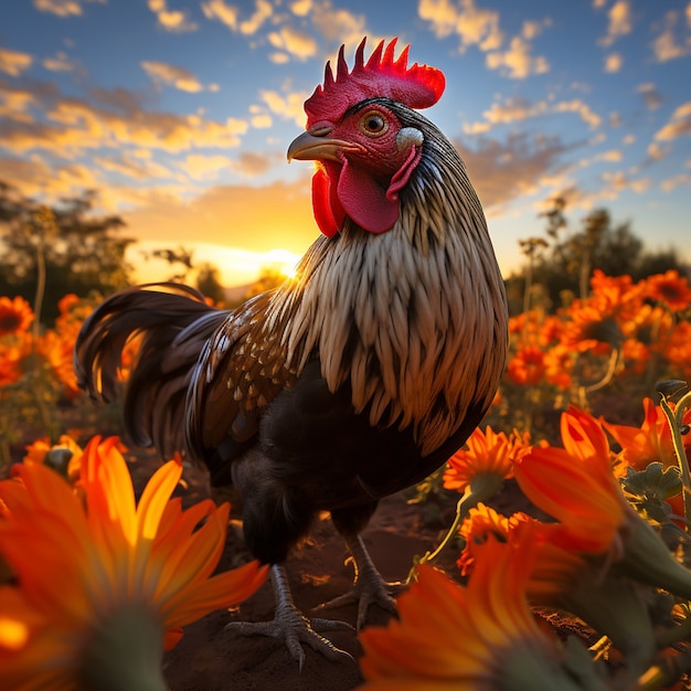 Free photo ai generated chicken picture