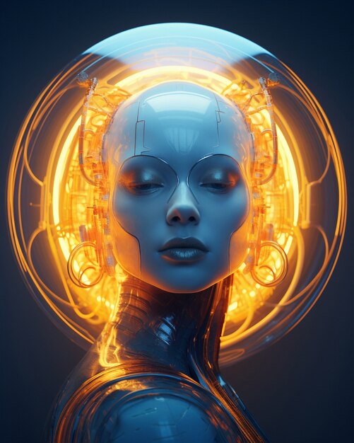 Ai generated concept of human