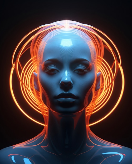 Ai generated concept of human