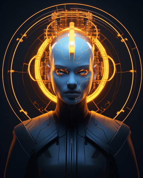 Ai generated concept of human