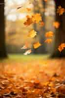 Free photo ai generated fall leaves picture