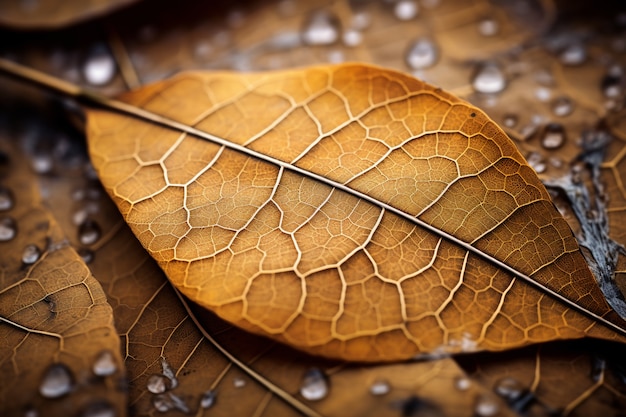 Free photo ai generated fall leaves