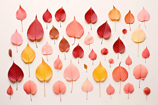 Free photo ai generated fall leaves