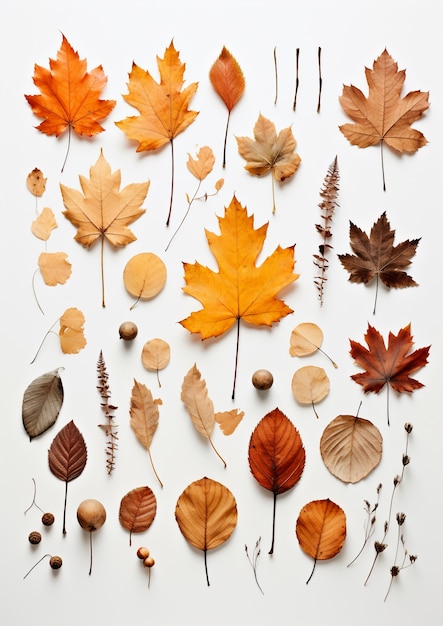 Ai generated fall leaves