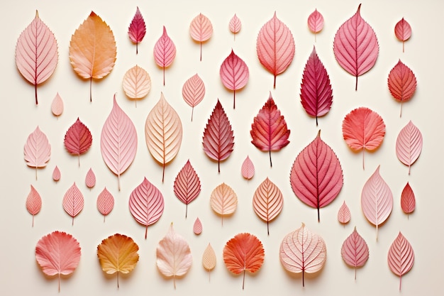 Free Photo ai generated fall leaves