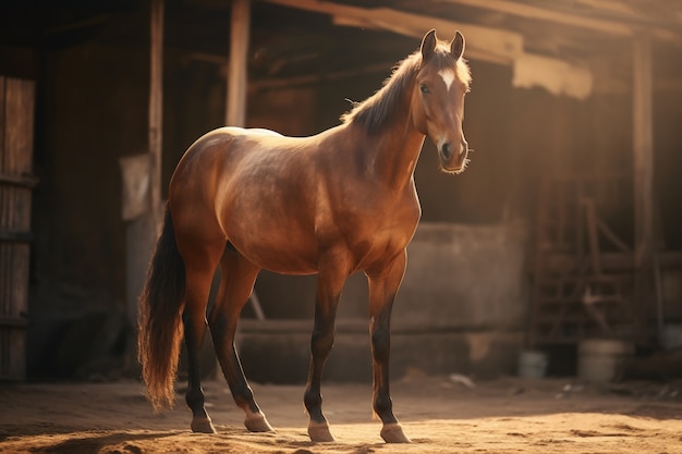 Ai generated horses picture