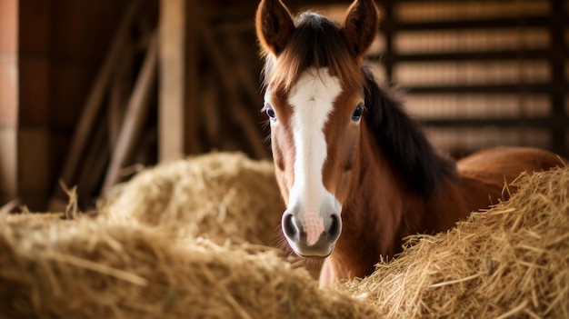 Ai generated horses picture