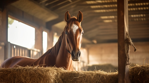 Ai generated horses picture