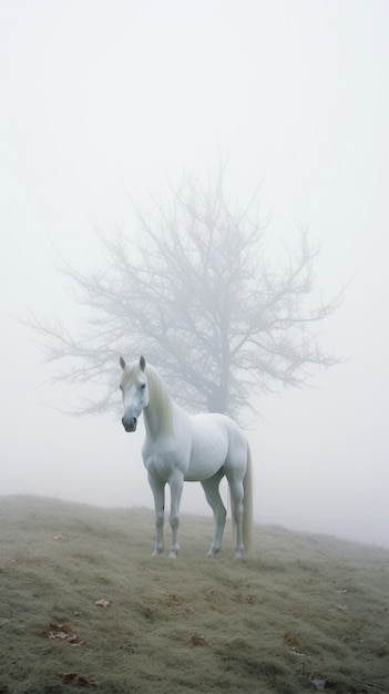 Free photo ai generated horses picture