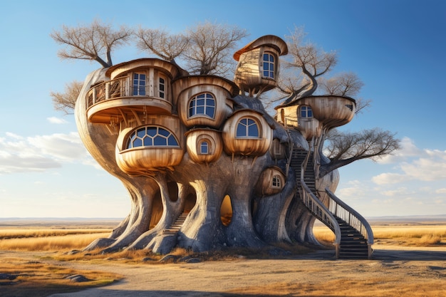 Free photo ai generated house design