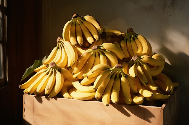 Free photo ai generated image of banana