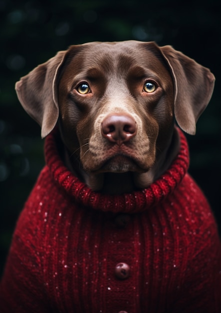 Ai generated labrador retriever dog  picture