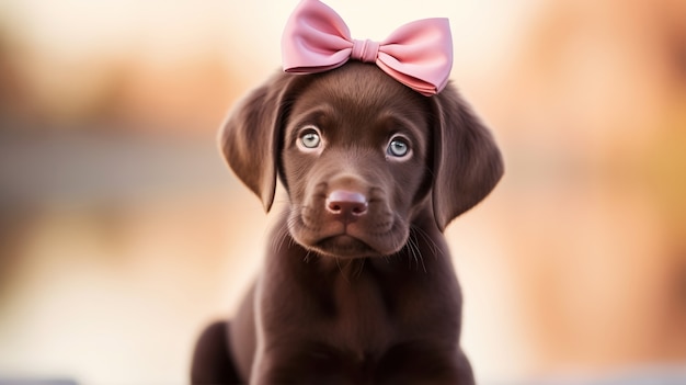 Ai generated labrador retriever dog picture